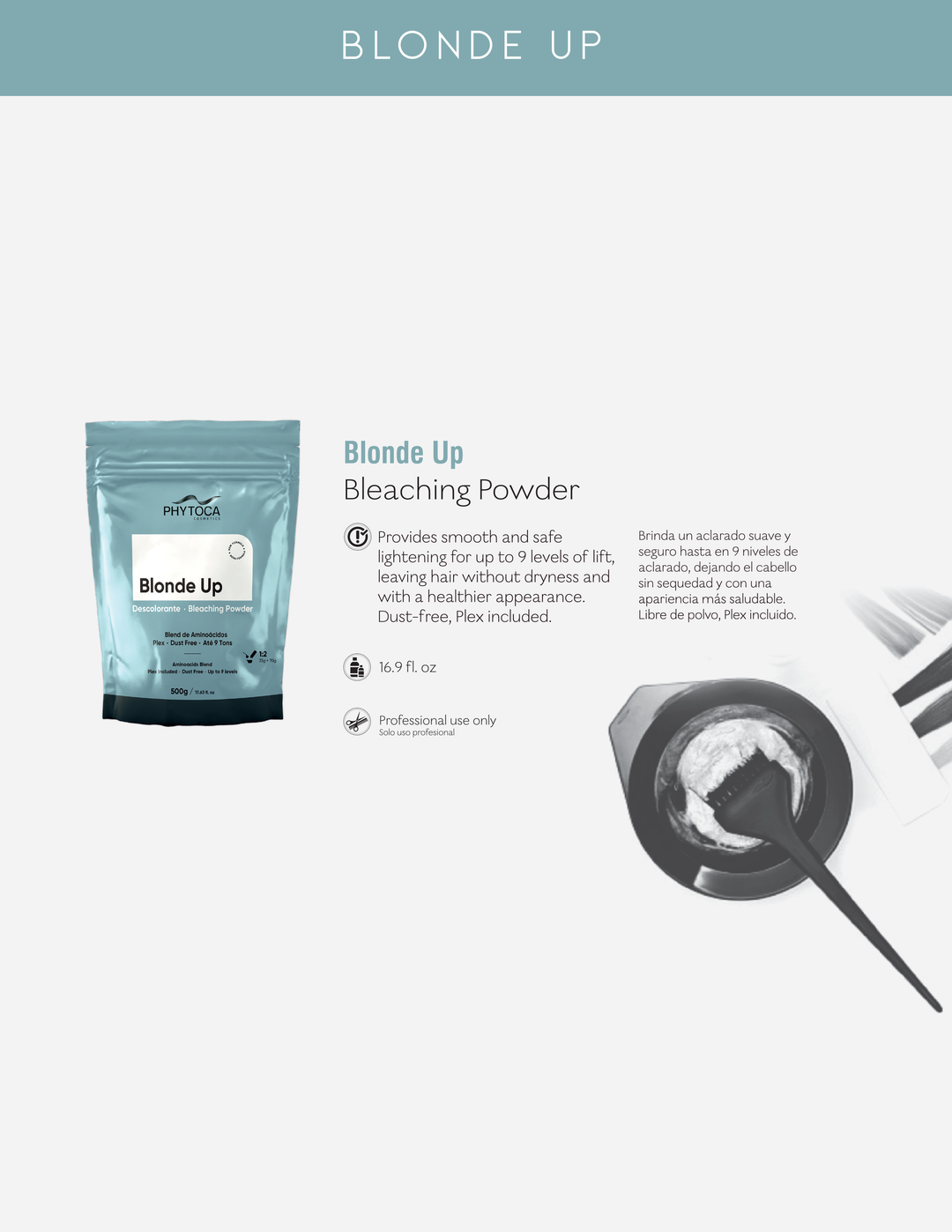 Blonde Up Bleaching Powder 9 Tones